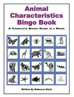 Animal Characteristics Bingo Book, Grades 3 and Up (G7318AP)