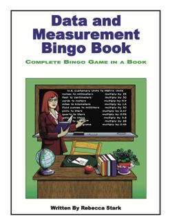 Data and Measurement Bingo Book, Grades 5-8 (G7360AP)