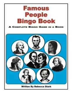 Famous People Bingo Book, Grades 3 and Up (G7336AP)