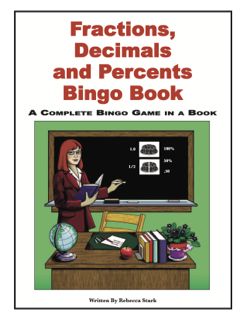 Fractions, Decimals & Percents Bingo Book, Grades 3-6 (G7362AP)