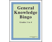 General Knowledge Bingo, Grades 1 to 4: Digital Version (G6684AP-E)