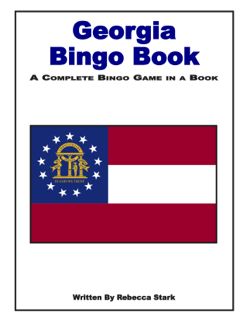 Georgia Bingo Book: Grades 4 and Up (G7379AP)