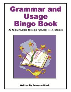 Grammar and Usage Bingo Book, Grades 4 and Up (G7301AP)