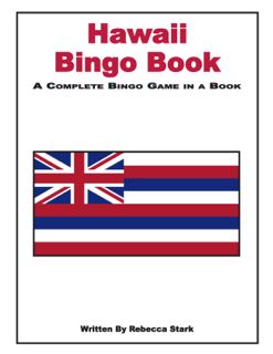 Hawaii Bingo Book: Grades 4 and Up (G7380AP)