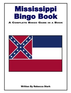 Mississippi Bingo Book: Grades 4 and Up (G7393AP)