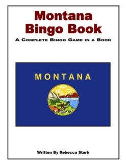 Montana Bingo Book: Grades 4 and Up (G7395AP)