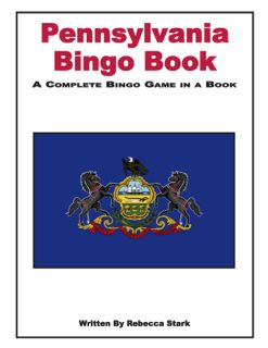 Pennsylvania Bingo Book: Grades 4 and Up (G7407AP)