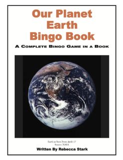 Planet Earth Bingo Book, Grades 3 and Up (G7314AP)