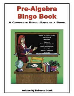Pre-Algebra Bingo Book, Grades 58 (G7358AP)