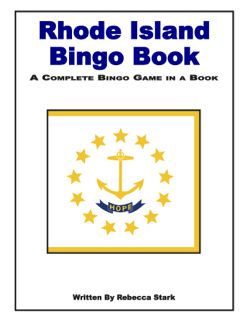 Rhode Island Bingo Book: Grades 4 and Up (G7408AP)