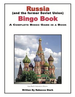 Russia Bingo Book, Grades 6 and up (G7353AP)