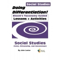 Doing Differentiation! Blooms Taxonomy Guided Lessons and Activities: Social Studies (G7524LG)