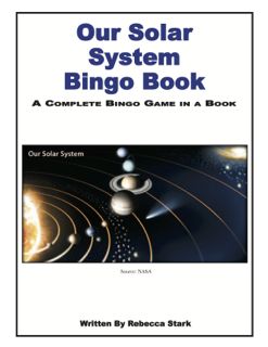Our Solar System Bingo Book: Grades 3 and Up (G7315AP)