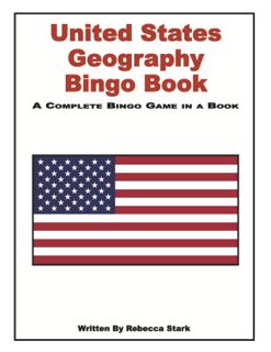 U.S. Geography Bingo Book, Grades 4 and Up (G7337AP)