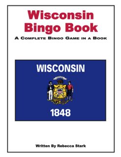 Wisconsin Bingo Book: Grades 4 and Up (G7418AP)
